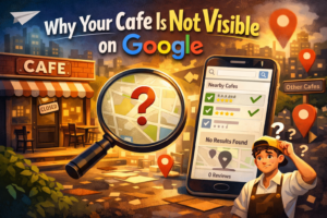 Why Your Cafe Is Not Visible on Google